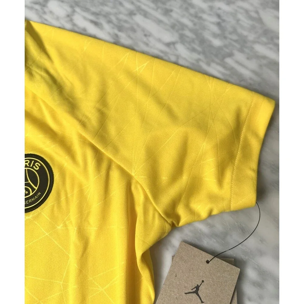 Nike Jordan x PSG Pre-Match Training Jersey Tour Yellow  Womens Med DR4913-720